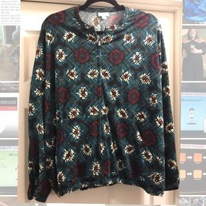 NWOT LuLaRoe Bomber Jacket never worn size Large